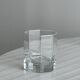 Set of 6 thick octagonal water glasses