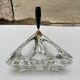 Crystal ashtray/pen holder signed DAUM