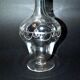 Carafe reims en cristal de saint-louis décor gravé à l'acide "cristal de roche" 1930