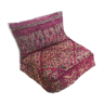 Moroccan pouf carpet with pillow