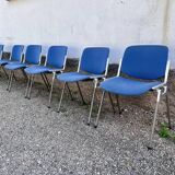 Série de 40 chaises de G. Piretti pour Castelli Anonima Castelli, Italie, années 1970