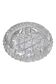 Antique chiseled glass ashtray
