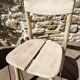 1 Wooden garden stool