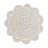 Small vintage round placemat Ø14