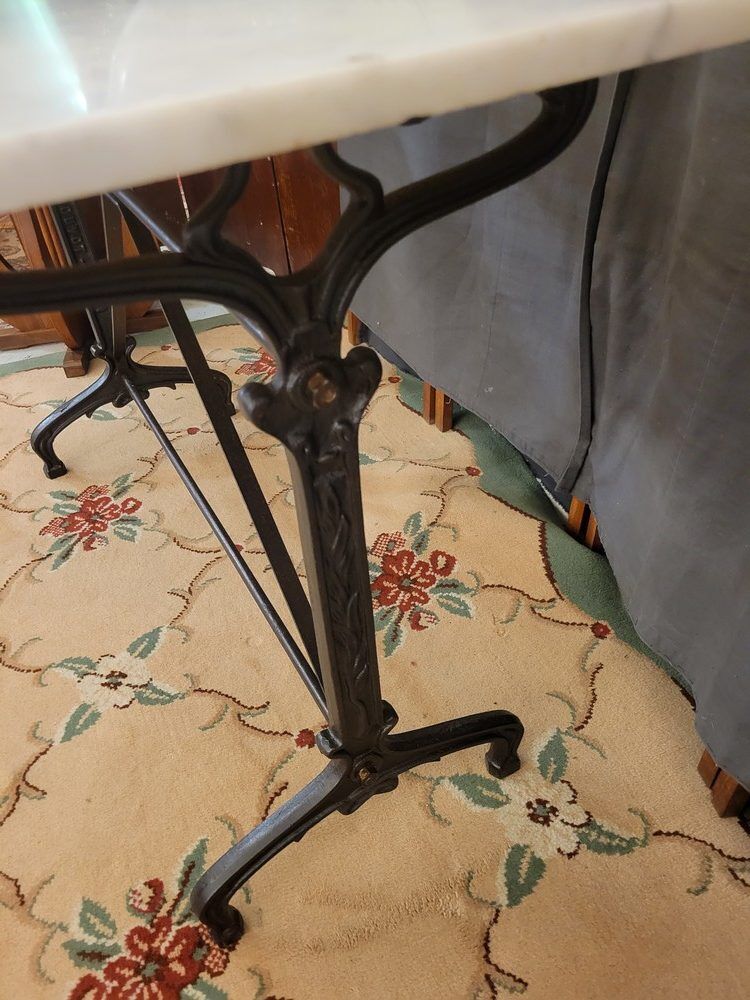 Marble bistro table