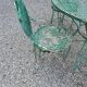 Salon de jardin fer forgé 1950/60