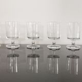 Set of 8 glasses of white wine Cavalier Luminarc transparent vintage