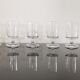 Set of 8 glasses of white wine Cavalier Luminarc transparent vintage