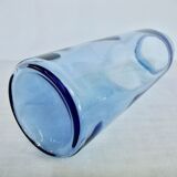 Glass jar blown myosotis