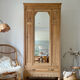 Parisian art deco cabinet 1930 in raw wood