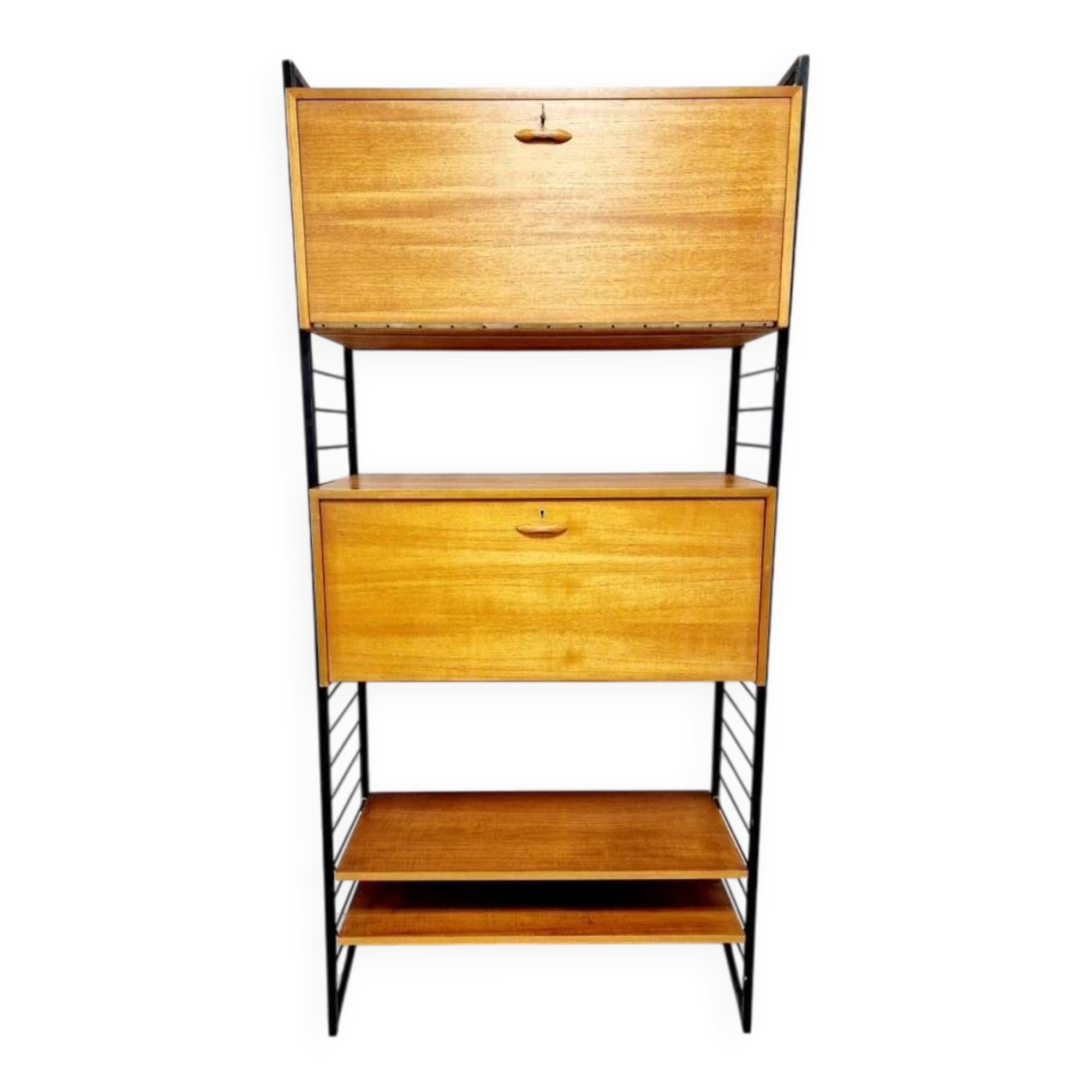 Mid Century Staples Ladderax Shelving Cupboard