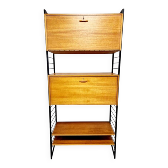 Mid Century Staples Ladderax Shelving Cupboard