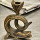 Pair of bronze candlesticks from the late 1950s