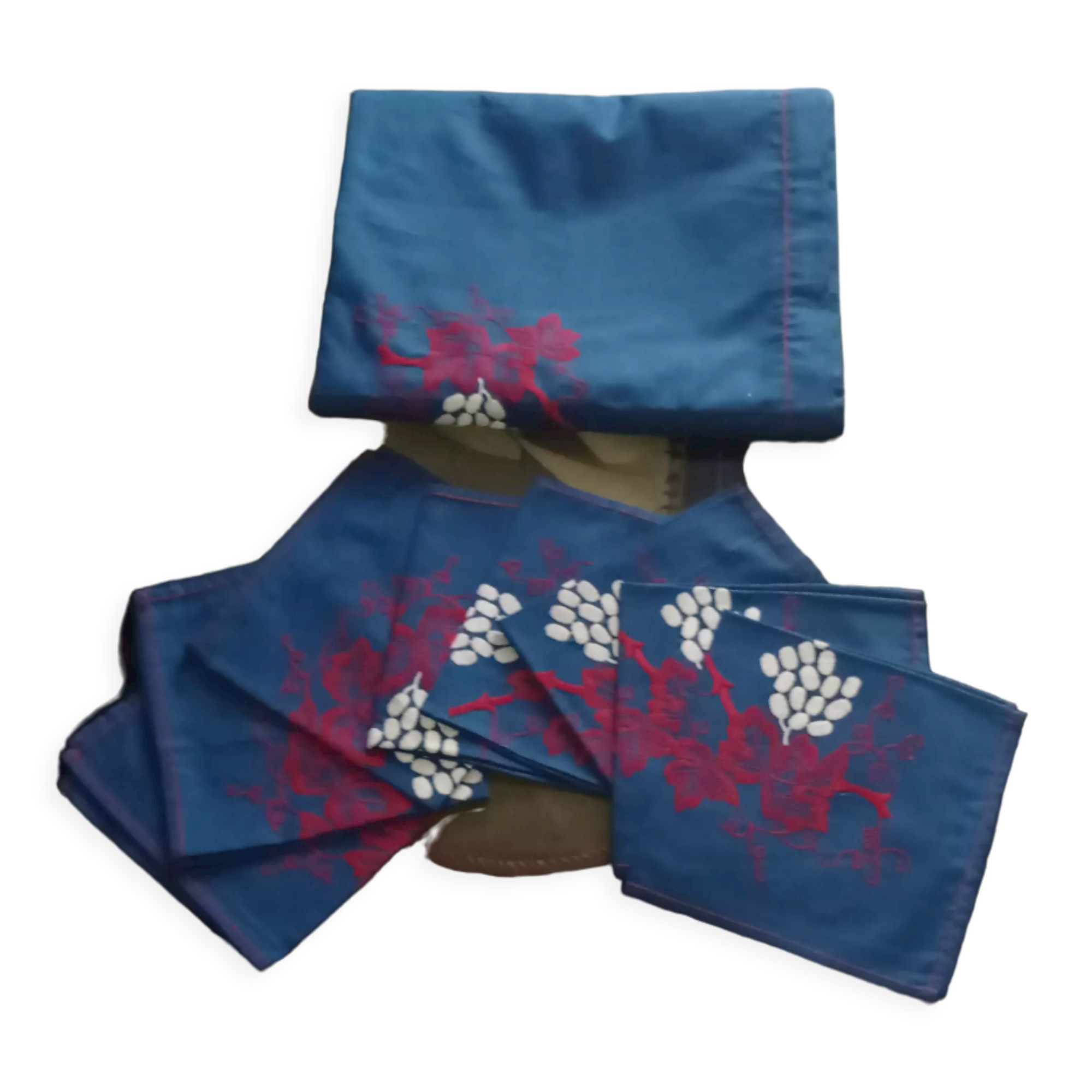 Old embroidered tablecloth