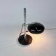 Mid Century Chrome and Brown Desk Lamp, 1960s