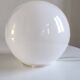 White opaline table lamp from Ikea, 1990