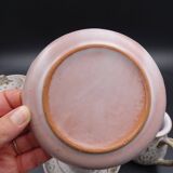 Earthenware coffee service signed Jean Austruy Vallauris around 1970 - Cups - saucers - milk pot