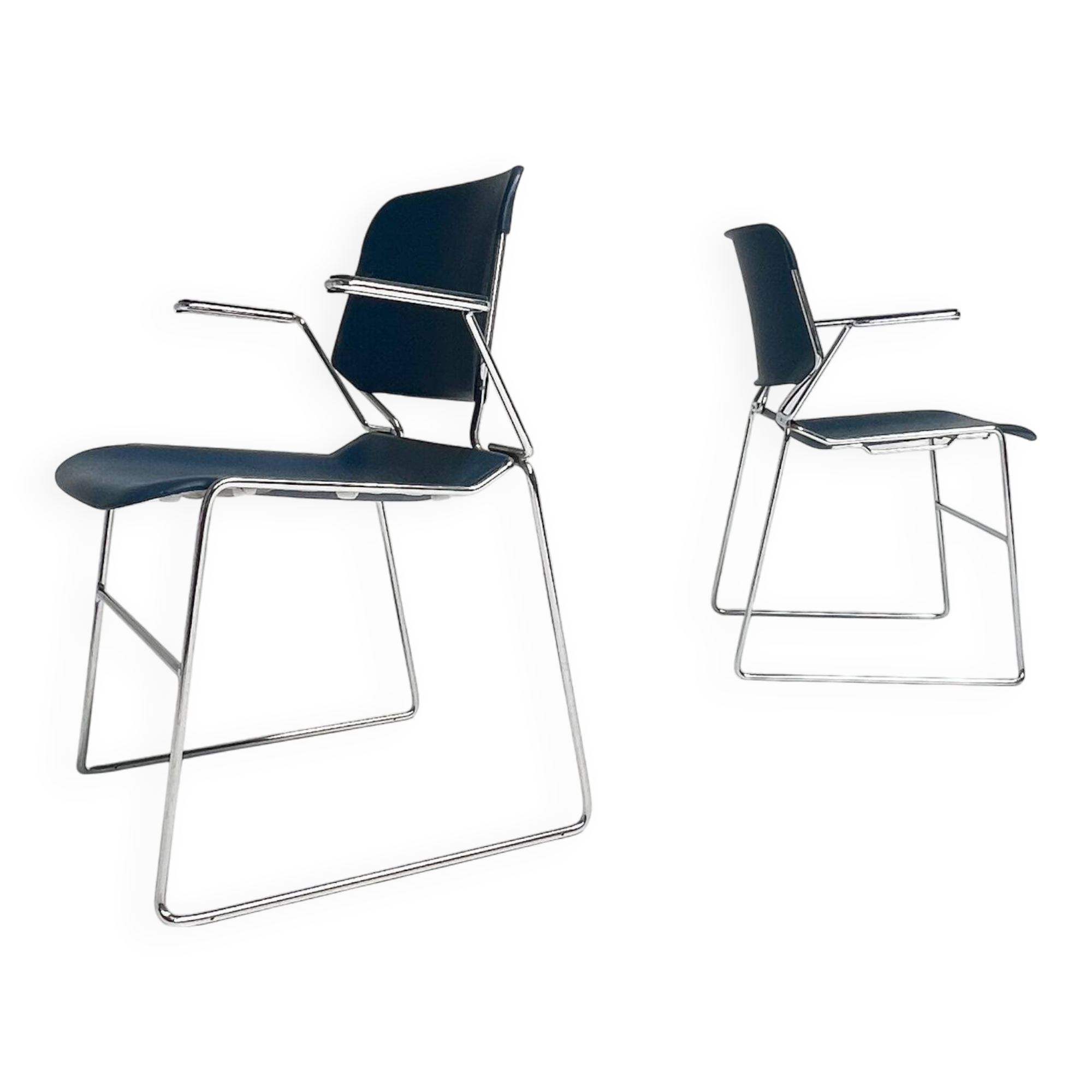 Krueger Matrix Chair with Arms by Thomas Tolleson, 1970s