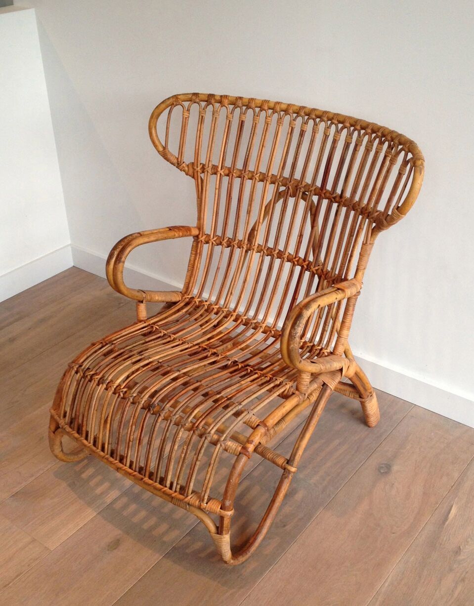 Fauteuil en Rotin