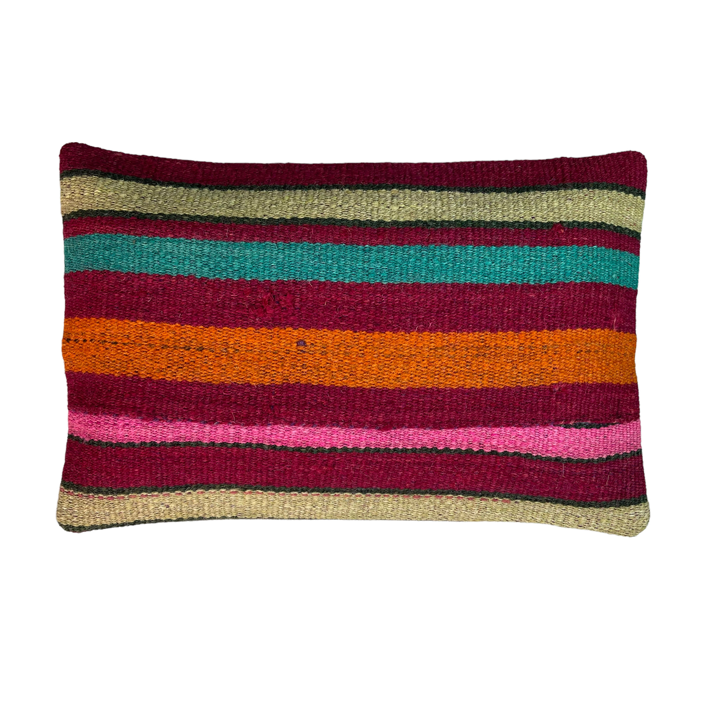 Vintage turkish handmade cushion cover , 30 x 50 cm