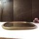 Large gilded copper serving tray early 20th century