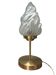 Lampe globe en verre flamme Art Déco