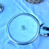 Bright tin teapot and ebony "Tin of the Manor"