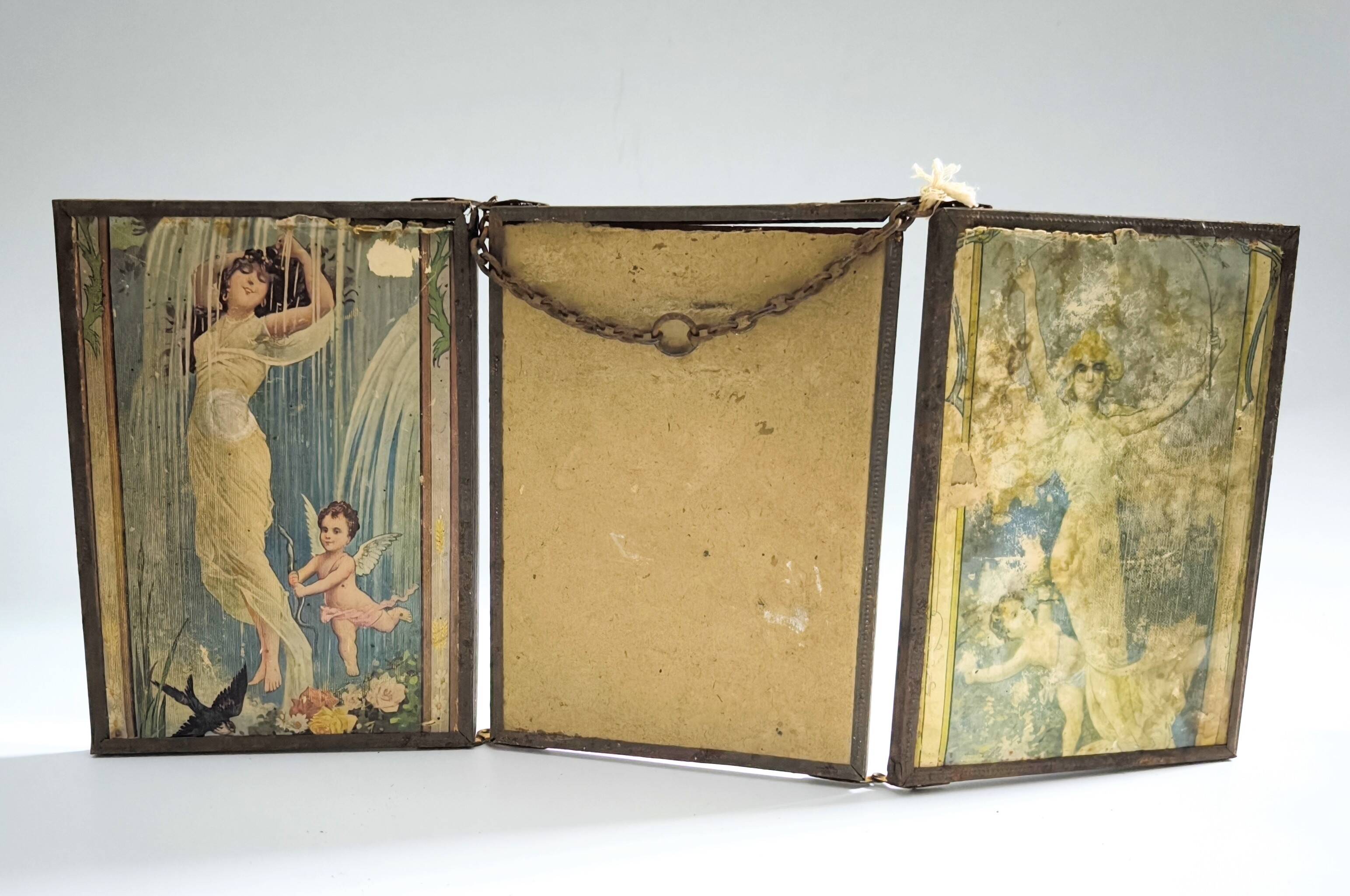 French Art Nouveau Triptych 1900-1910