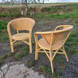 Fauteuils en rotin