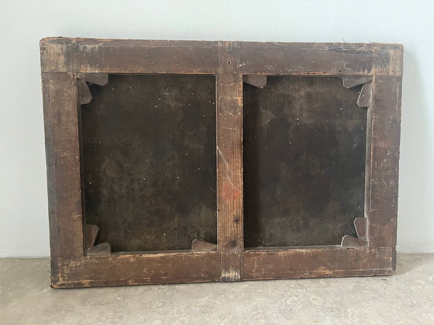 Village in the cliffs, oil on canvas signed E. Bello