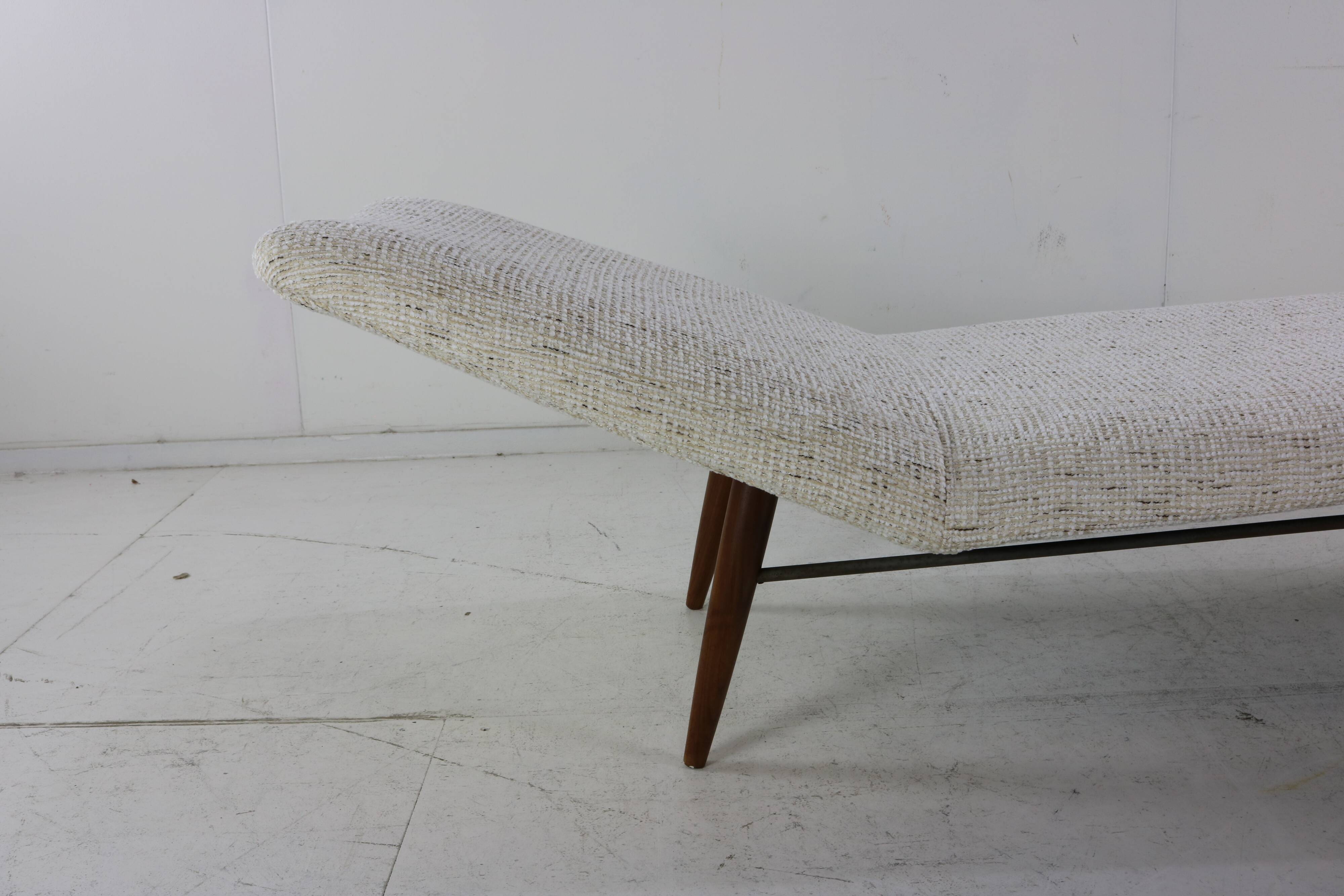 Mid-century designed daybed with metal