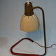 Golden brass casserole lamp 1950s