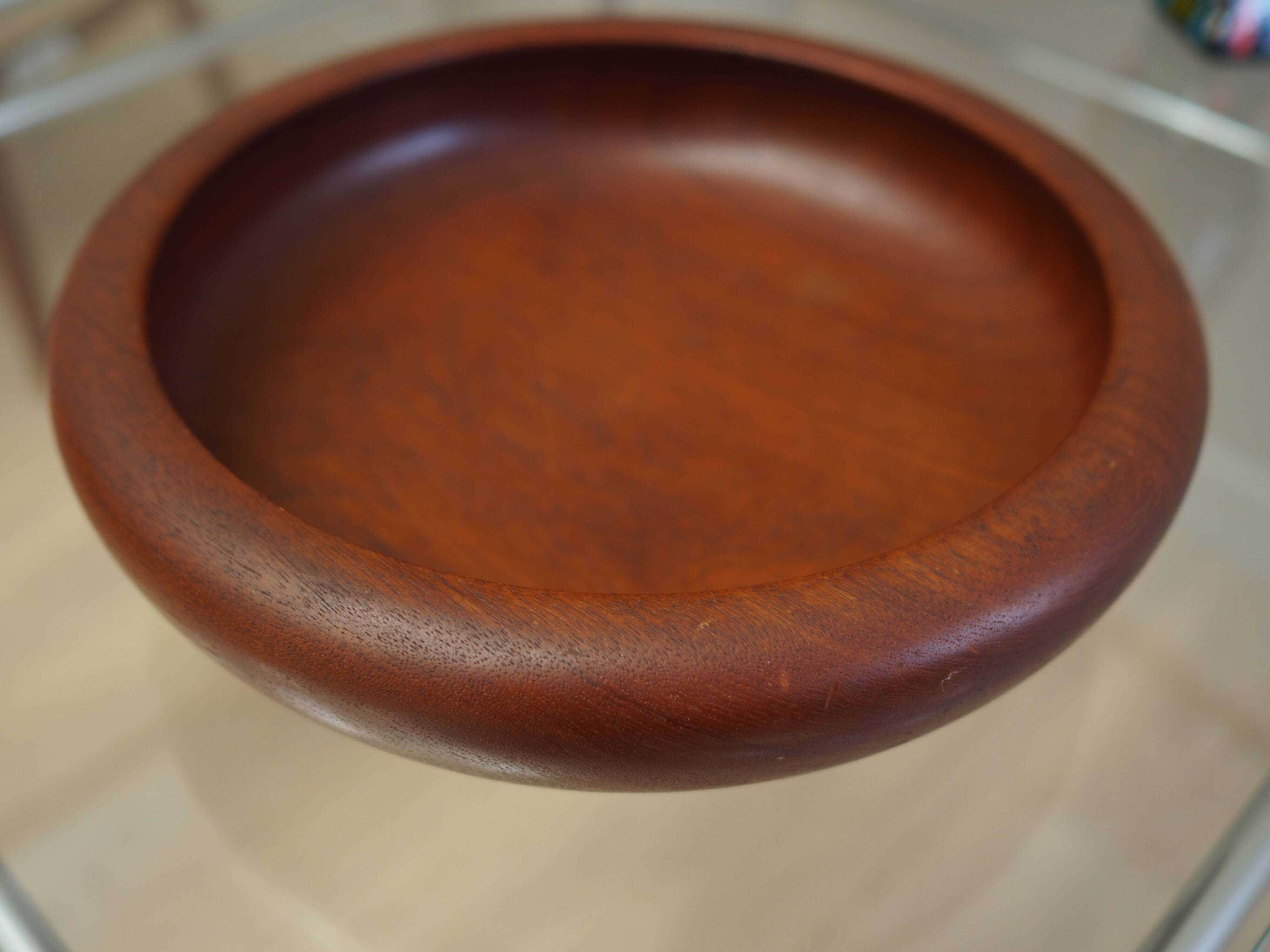 Teak platter, Danish design, 1960s, manufacture: Denmark