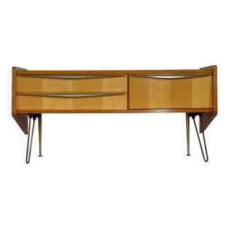 Italian Cherrywood Lowboard from the 1950s