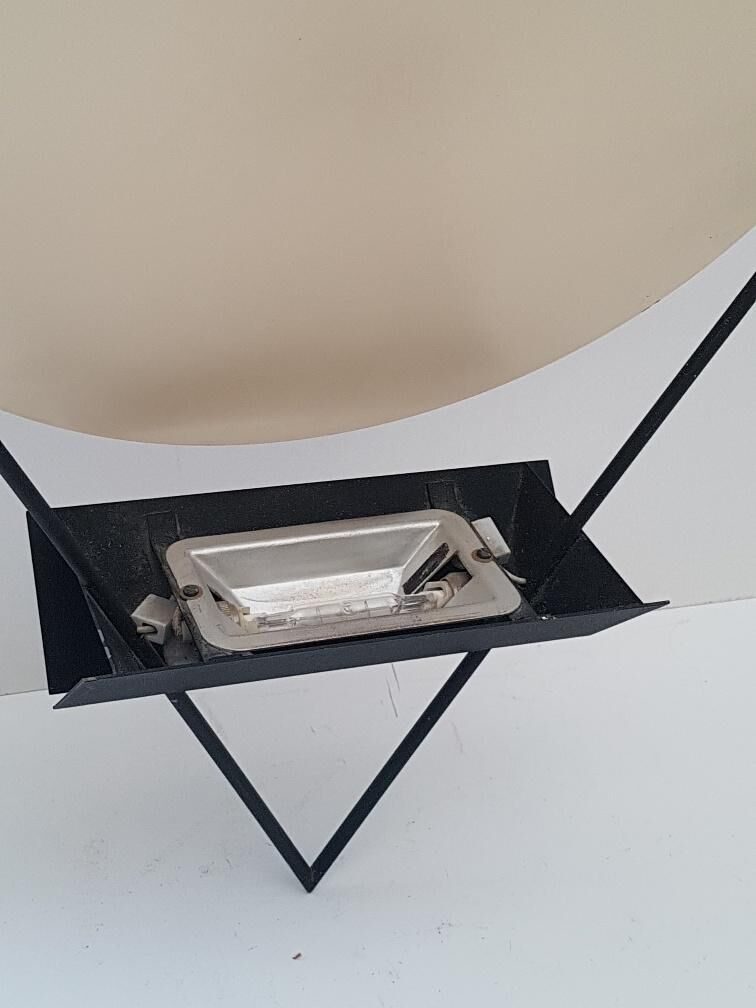 Chandelier design halogen metal Lucien Gau