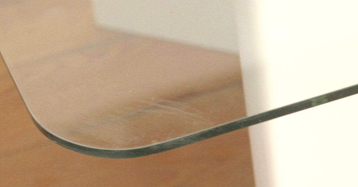 Wood and glass coffee table , France, circa 1980