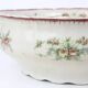 Earthenware salad bowl, Saint Amand & Hamage earthenware factory, Floreal pattern, French manufacturer