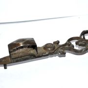 Old iron speckle - Extinguisher candle church Candlestick 19th century