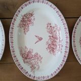 Set of three old dishes