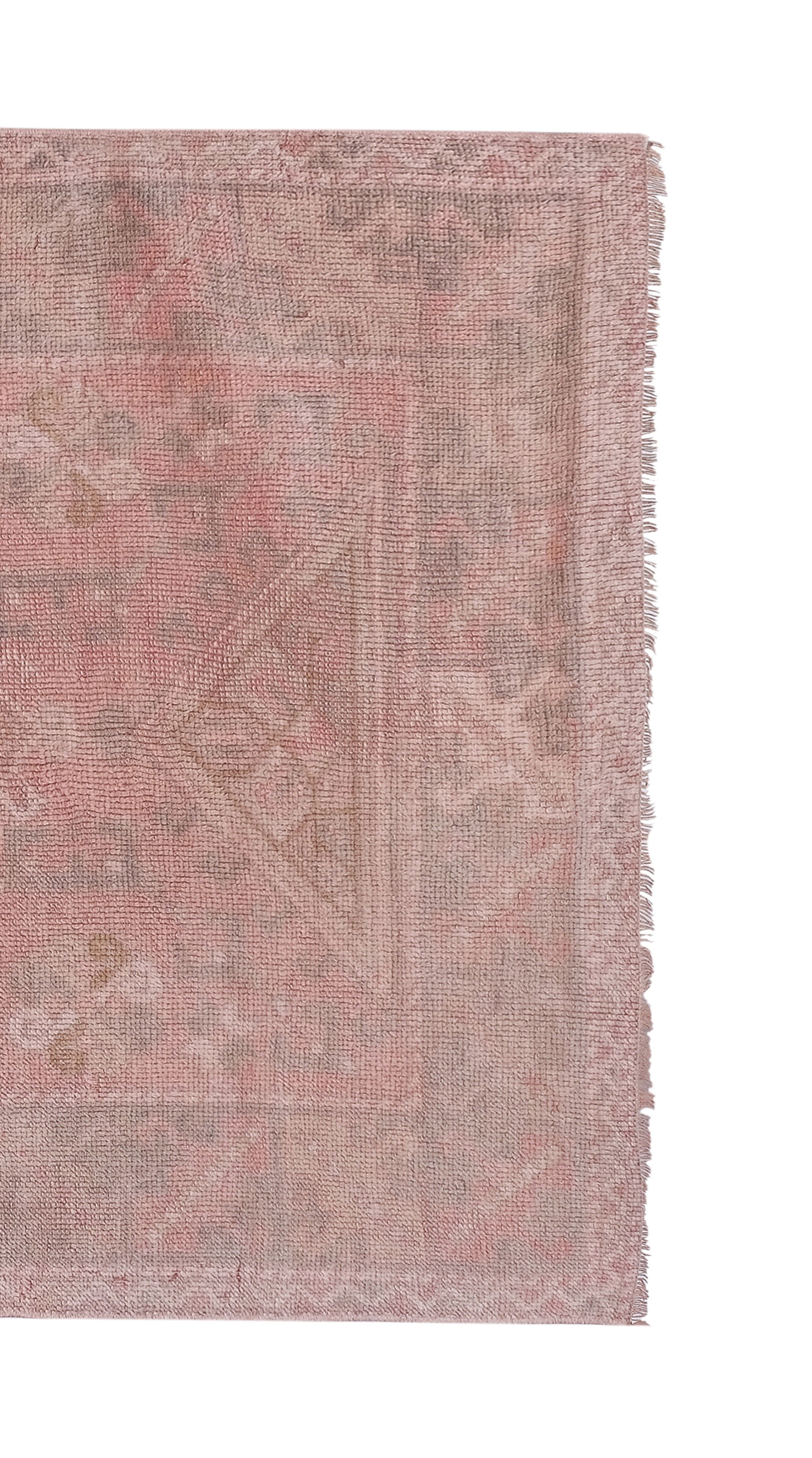 Vintage Turkish rug from Oushak, handwoven 120x187 cm