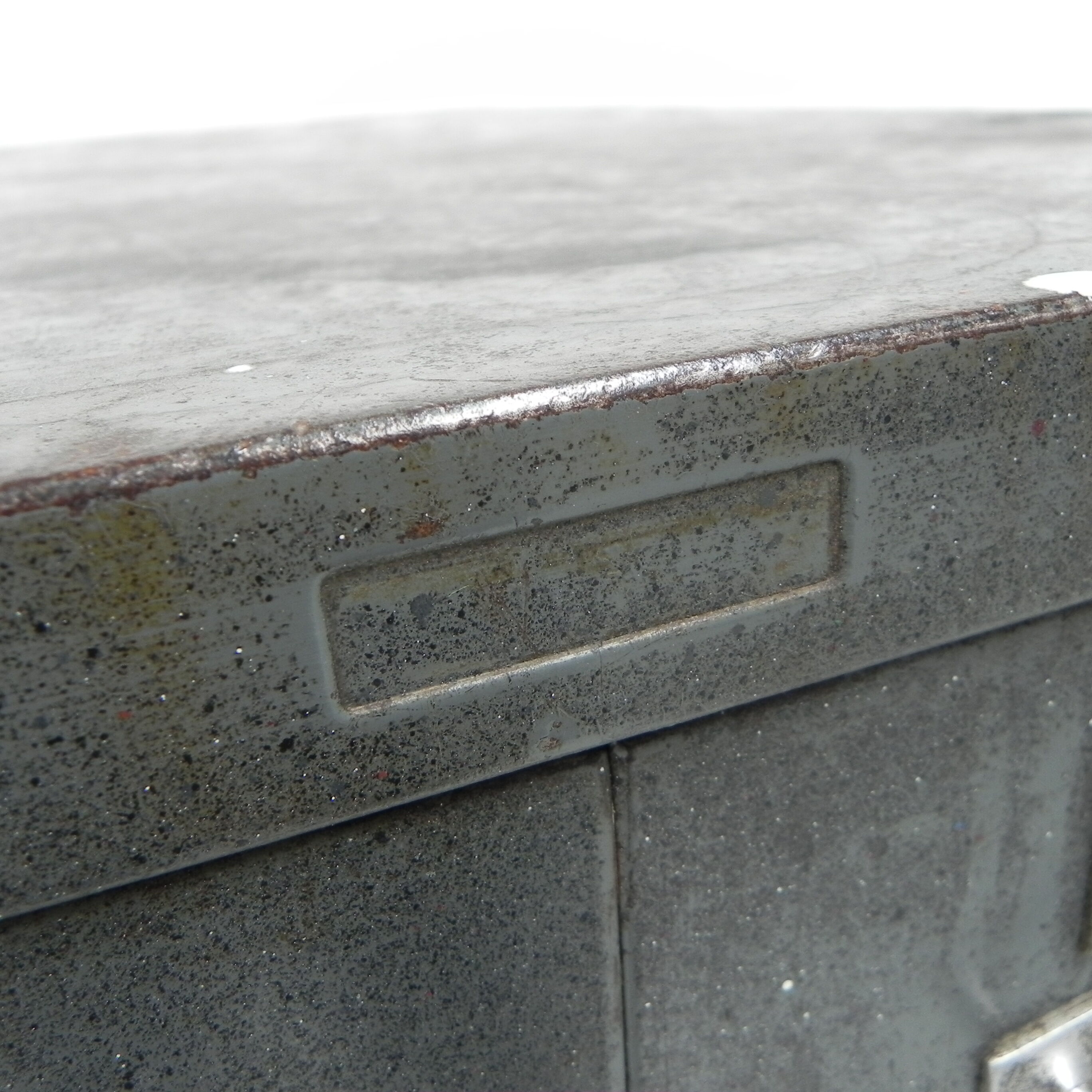 Industrial Steel Chest of Drawers with 20 Drawers