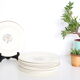 Dessert plates, set of 10, Ceranord Saint Amand
