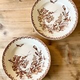 Assiettes terre de fer