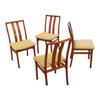 Set of 4 Danish design chairs 'Tuse'