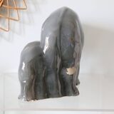 Ceramic elephant and baby elephant