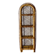 Vintage rattan and wicker shelf