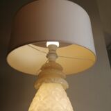 Table lamp ANANAS in alabaster, 70s