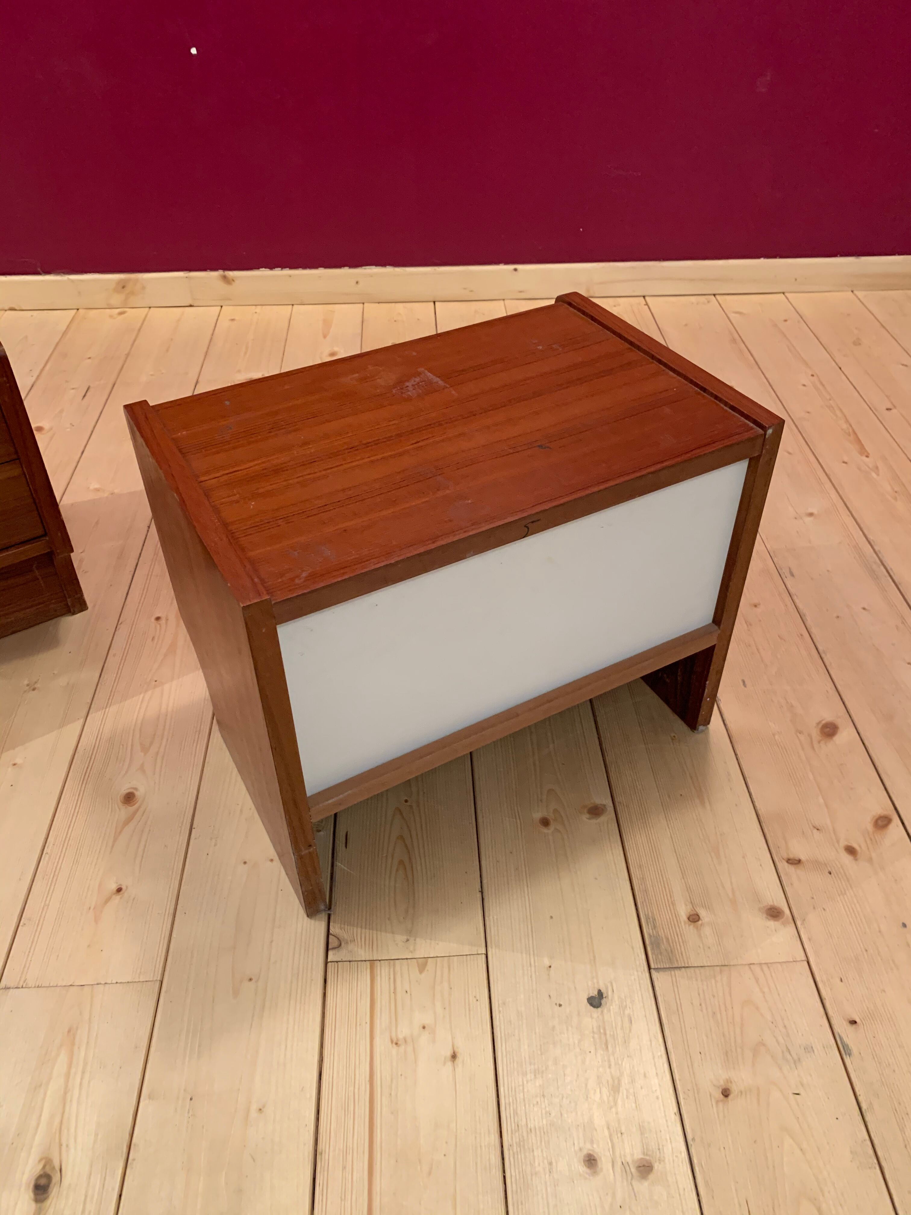 Rare Scandinavian bedside pair