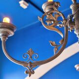 Large Antique Metal Chandelier