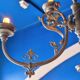 Large Antique Metal Chandelier